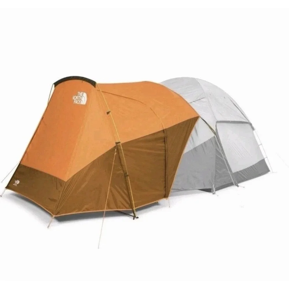 The North Face Wawona Front Porch Tent Vestibule – Orange/Tan/Green New